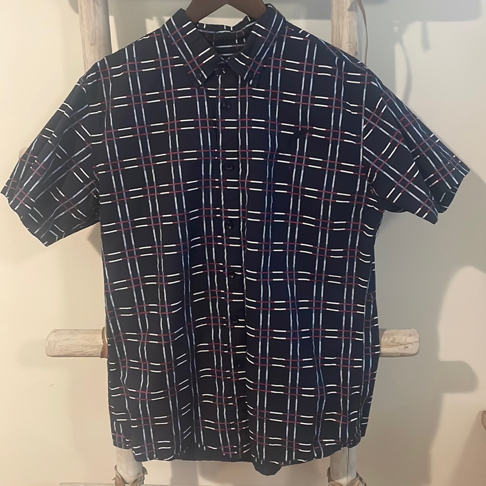 Publish Striped Button Down Shirt